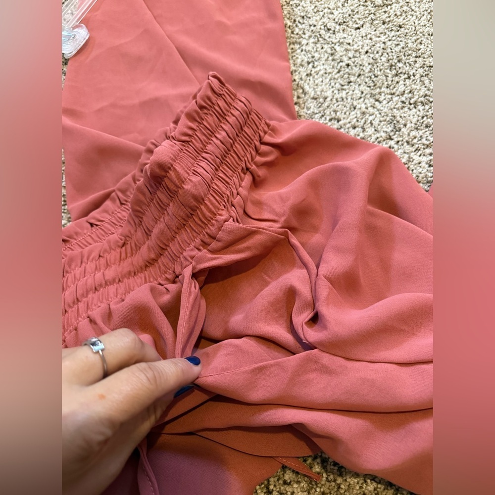 NWOT Peach Palazzo Pants size XL - Picture 7 of 7